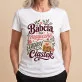 Koszulka Damska Biała Dla Babci Prezent Na Dzień Babci Dla Kobiety: Magia Babcinych Ciastek
