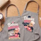 Zestaw Fartuchów Na Dzień Dziadka i Babci Prezent Dla Babci i Dziadka Pary: Kuchenny Duet Dziadków