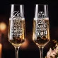 Dwa Kieliszki Do Szampana Dla Dwojga Prezent Dla Pary: Razem Na Zdrowie