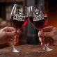 Dwa Kieliszki Do Wina Dla Pary Prezent Dla Pary: Królowa I Król