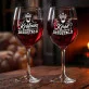 Dwa Kieliszki Do Wina Dla Pary Prezent Dla Pary: Królowa I Król