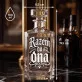 Karafka Do Wódki z Grawerem Dla Pary Młodej Prezent Na Ślub: Razem Do Dna - Gotyk