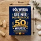 Czekoladki Na 50 Rocznicę Ślubu Prezent : Złote 50 Miłość Czekoladki Na 50 Rocznicę Ślubu Prezent : Złote 50 Miłość