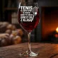 Kieliszek Do Wina Dla Tenisisty Prezent Dla Mężczyzny: Tenis Z Klasą