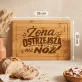 Deska Do Krojenia Na 10 Rocznicę Ślubu Prezent Dla Kobiety: Ostra Żona Deska Do Krojenia Na 10 Rocznicę Ślubu Prezent Dla Kobiety: Ostra Żona