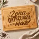 Deska Do Krojenia Na 10 Rocznicę Ślubu Prezent Dla Kobiety: Ostra Żona Deska Do Krojenia Na 10 Rocznicę Ślubu Prezent Dla Kobiety: Ostra Żona