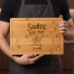 Deska Do Krojenia z Grawerem Dla Ogrodniczki Prezent Dla Kobiety: Sadzę, Więc Żyję Deska Do Krojenia z Grawerem Dla Ogrodniczki Prezent Dla Kobiety: Sadzę, Więc Żyję