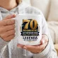 Kubek Z Nadrukiem Na 70 Urodziny Prezent Dla Mężczyzny: Legenda 70 Lat Kubek Z Nadrukiem Na 70 Urodziny Prezent Dla Mężczyzny: Legenda 70 Lat