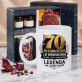 Zestaw Prezenowy Z Kubkiem Na 70 Urodziny: Legenda 70 Lat Zestaw Prezenowy Z Kubkiem Na 70 Urodziny: Legenda 70 Lat