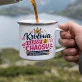 Kubek Emaliowany Na Dzień Nauczyciela Prezent Dla Nauczyciela Kobiety: Królowa Klasowego Chaosu Kubek Emaliowany Na Dzień Nauczyciela Prezent Dla Nauczyciela Kobiety: Królowa Klasowego Chaosu