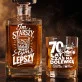 Zestaw Do Whisky Dla 70 Latka Prezent Na 70 Urodziny Dla Mężczyzny: Dojrzały Dowcip