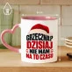 Kubek Z Nadrukiem Na Mikołaja Prezent Dla Kobiety: Grzeczna? Dzisiaj Nie Mam Kubek Z Nadrukiem Na Mikołaja Prezent Dla Kobiety: Grzeczna? Dzisiaj Nie Mam
