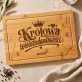 Deska Do Krojenia z Grawerem Na Święta Prezent Dla Kobiety: Królowa Wielozadaniowości