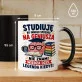 Kubek Z Nadrukiem Dla Studenta Prezent Dla Mężczyzny: Motywacja Geniusa Kubek Z Nadrukiem Dla Studenta Prezent Dla Mężczyzny: Motywacja Geniusa