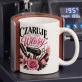 Kubek Z Nadrukiem Dla Dziewczyny Prezent Na Dzień Dziewczyny Dla Kobiety: Magia Fryzjerska Kubek Z Nadrukiem Dla Dziewczyny Prezent Na Dzień Dziewczyny Dla Kobiety: Magia Fryzjerska