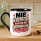 Kubek Z Nadrukiem Na Urodziny Prezent Dla Mężczyzny: Nieidealny Oryginalny Kubek Z Nadrukiem Na Urodziny Prezent Dla Mężczyzny: Nieidealny Oryginalny