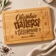 Deska Do Krojenia z Grawerem Dla Teściów Prezent Dla Pary: Oficjalnie Najlepsi