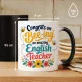 Kubek Z Nadrukiem Dla Nauczyciela Angielskiego Prezent Dla Mężczyzny: Bee-Ing An Amazing Teacher Kubek Z Nadrukiem Dla Nauczyciela Angielskiego Prezent Dla Mężczyzny: Bee-Ing An Amazing Teacher