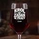 Mega Kieliszek Do Wina z Grawerem Na Dzień Chłopaka W Pracy Prezent Dla Chłopaka Mężczyzny: Król Zadań W Pracy Mega Kieliszek Do Wina z Grawerem Na Dzień Chłopaka W Pracy Prezent Dla Chłopaka Mężczyzny: Król Zadań W Pracy