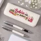 Zestaw Pióro i Długopis w Etui Dla Starszej Babci Prezent Na Dzień Babci Dla Kobiety: Elegancki Humor Babci