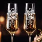 Dwa Kieliszki Do Szampana Na Ślub Prezent Dla Pary Młodej Pary: Oficjalnie Mąż I Żona Dwa Kieliszki Do Szampana Na Ślub Prezent Dla Pary Młodej Pary: Oficjalnie Mąż I Żona