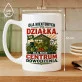 Kubek Z Nadrukiem Dla Działkowca Prezent Dla Mężczyzny: Centrum Dowodzenia Kubek Z Nadrukiem Dla Działkowca Prezent Dla Mężczyzny: Centrum Dowodzenia