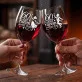 Dwa Kieliszki Do Wina Na 60 Rocznicę Ślubu Prezent Na Walentynki Dla Pary: 60 Lat Razem Dwa Kieliszki Do Wina Na 60 Rocznicę Ślubu Prezent Na Walentynki Dla Pary: 60 Lat Razem