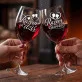 Dwa Kieliszki Do Wina Dla Państwa Młodych Prezent Na Ślub Dla Pary: Kieliszki Para Młoda