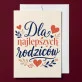 Kartka z Życzeniami Dla Rodziców Dla Pary: Sentymentalna Elegancja Kartka z Życzeniami Dla Rodziców Dla Pary: Sentymentalna Elegancja
