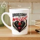 Kubek Z Nadrukiem Dla Boksera Prezent Dla Mężczyzny: Urodzony By Walczyć Kubek Z Nadrukiem Dla Boksera Prezent Dla Mężczyzny: Urodzony By Walczyć