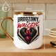 Kubek Z Nadrukiem Dla Boksera Prezent Dla Mężczyzny: Urodzony By Walczyć Kubek Z Nadrukiem Dla Boksera Prezent Dla Mężczyzny: Urodzony By Walczyć
