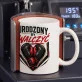 Kubek Z Nadrukiem Dla Boksera Prezent Dla Mężczyzny: Urodzony By Walczyć Kubek Z Nadrukiem Dla Boksera Prezent Dla Mężczyzny: Urodzony By Walczyć