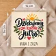 Czekolada z Truskawkami Na Dzień Mamy i Taty Prezent Dla Rodziców Pary: Dziękujemy Za Każde Jutro
