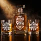 Zestaw Do Whisky Dla Ojca Chrzestnego Prezent Dla Mężczyzny: Rodzinny Autorytet Zestaw Do Whisky Dla Ojca Chrzestnego Prezent Dla Mężczyzny: Rodzinny Autorytet