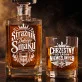 Zestaw Do Whisky Dla Ojca Chrzestnego Prezent Dla Mężczyzny: Rodzinny Autorytet Zestaw Do Whisky Dla Ojca Chrzestnego Prezent Dla Mężczyzny: Rodzinny Autorytet