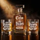 Zestaw Do Whisky Na Dzień Dziadka Prezent Dla Dziadka Mężczyzny: Cicho. Dziadek Nalewa.
