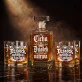 Zestaw Do Whisky Na Dzień Dziadka Prezent Dla Dziadka Mężczyzny: Cicho. Dziadek Nalewa.
