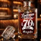 Karafka Do Whisky z Grawerem Na 70 Urodziny Prezent Dla 70 Latki Kobiety: Limitowana Edycja: 70 Lat