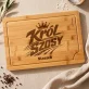 Deska Do Krojenia z Grawerem Dla Kierowcy Tira Prezent Dla Mężczyzny: Król Szosy Deska Do Krojenia z Grawerem Dla Kierowcy Tira Prezent Dla Mężczyzny: Król Szosy