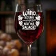 Kieliszek Do Wina Dla Weganki Prezent Dla Kobiety: Wino Nie Na Sałacie