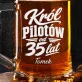 Kufel Personalizowany Na 35 Rocznice Ślubu Prezent Na Walentynki Dla Mężczyzny: Król Pilotów Od 35 Lat Kufel Personalizowany Na 35 Rocznice Ślubu Prezent Na Walentynki Dla Mężczyzny: Król Pilotów Od 35 Lat