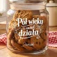 Słoik Na Ciastka z Grawerem Na Złote Gody Prezent Dla Mężczyzny: Pół Wieku I Nadal Działa