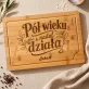 Deska Do Krojenia z Grawerem Na Złote Gody Prezent Dla Mężczyzny: Pół Wieku I Nadal Działa Deska Do Krojenia z Grawerem Na Złote Gody Prezent Dla Mężczyzny: Pół Wieku I Nadal Działa