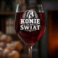 Kieliszek Do Wina Dla Koniary Prezent Dla Kobiety: Konie To Mój Świat Kieliszek Do Wina Dla Koniary Prezent Dla Kobiety: Konie To Mój Świat
