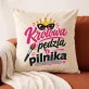 Poduszka Dekoracyjna Dla Kosmetyczki Prezent Dla Kobiety: Królowa Kosmetyki