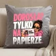 Poduszka Dekoracyjna Na 18 Urodziny Prezent Dla Kobiety: Dorosła? Tylko Na Papierze. Poduszka Dekoracyjna Na 18 Urodziny Prezent Dla Kobiety: Dorosła? Tylko Na Papierze.