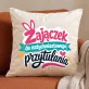 Poduszka Dekoracyjna Na Zajączka Prezent Dla Kobiety: Przytulny Zajączek