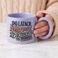 Kubek Z Okrągłym Uchem Na 35 Lecie Ślubu Prezent Na Walentynki Dla Kobiety: Retro Kwiatowa Elegancja Kubek Z Okrągłym Uchem Na 35 Lecie Ślubu Prezent Na Walentynki Dla Kobiety: Retro Kwiatowa Elegancja
