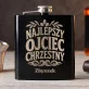 Piersiówka Z Grawerem Dla Ojca Chrzestnego Prezent Dla Mężczyzny: Najlepszy Ojciec Chrzestny Piersiówka Z Grawerem Dla Ojca Chrzestnego Prezent Dla Mężczyzny: Najlepszy Ojciec Chrzestny