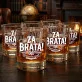 Szklanka Do Whisky Dla Brata Prezent Dla Mężczyzny: Za Brata!